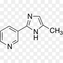 分子化学化合物原子分子式-4-甲基咪唑