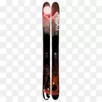 滑雪捆绑自由山庄滑雪阿帕奇滑雪