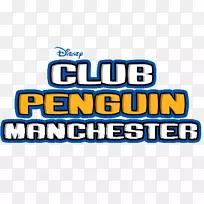 俱乐部企鹅娱乐公司标志品牌字形线