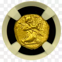 Achaemenid帝国黄金波斯帝国Lydia-硬币