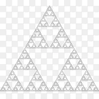 Sierpinski三角形Sierpiń滑雪曲线分形Sierpinski地毯三角形