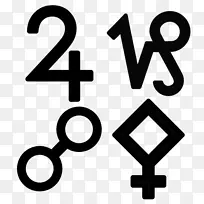 占星学符号雅典娜女神占星学符号