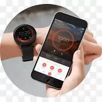 不合适的蒸汽智能手表Moto 360 iphone 8-手表