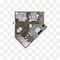 平面图-普通公寓