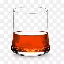 老式玻璃威士忌鸡尾酒曼哈顿混合玻璃鸡尾酒