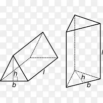 三角棱镜三角形表面积长方体三角形