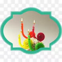 生日蛋糕托塔蜡烛