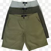 卡其，百慕大短裤，泳裤，斜纹布，制服