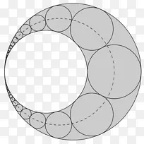 切线圆木瓜链几何数学家圆