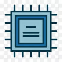 计算机图标计算机硬件集成电路芯片中央处理单元算法效率