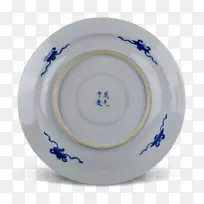 陶瓷蓝白色陶碟板