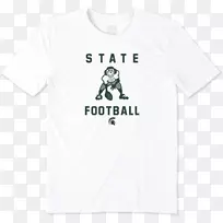 密歇根州立大学密西根州立大学男子篮球密歇根州斯巴达足球生涯是很好的公司T恤