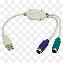 PlayStation 2 ps/2端口usb适配器电缆-usb