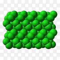 晶体结构氯原子分子