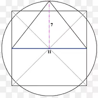 三角形画点对圆三角形的平方
