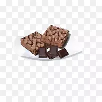 软糖巧克力，布朗尼巧克力，那不勒斯薄饼-巧克力