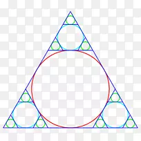 三角形的Sierpinski三角点内圆和外圆
