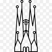 Sagrada Família教堂家庭计算机图标-神圣家庭