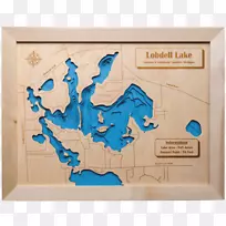 相框长方形-洛贝尔湖