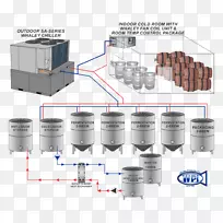 乙二醇冷却器蒸发器冷水机组锅炉系统乙二醇