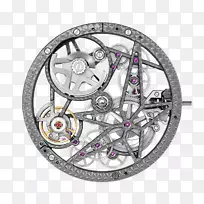 罗杰杜比斯骨架手表自动手表钟表.表