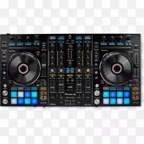 dj控制器先驱dj-rx光盘骑师先驱dj音频混频器