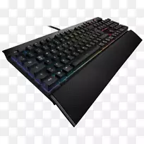 电脑键盘Corsair游戏k95 rgb白金机械键盘corsair k95 rgb白金游戏键盘-樱桃