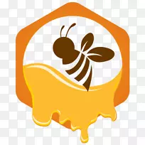 养蜂标志养蜂人-蜜蜂