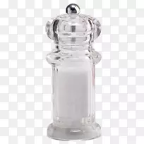 盐和胡椒摇瓶玻璃食品贮存容器.盐
