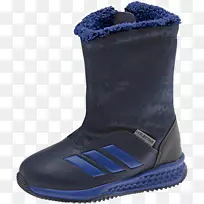雪靴钴蓝鞋步行靴