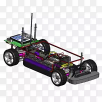无线电控制汽车整车设计模型汽车