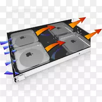 MacMini 19英寸机架机箱和机架单元-惠普(Hewlett-Packard)