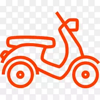 汽车滑板车摩托车运输自行车-汽车