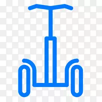 电动汽车电脑图标字体-自行车