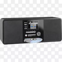 英特台顶级无线电帝国dabman i 200 cd辅助fm广播光盘音频收音机