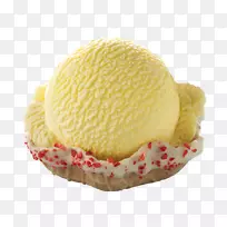 冰淇淋锥味香草冰淇淋