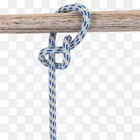 绳塞结弓形吊床-绳