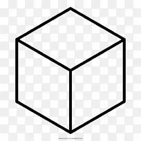 立方体三维空间形状数块链立方体