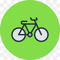 自行车摄影交通标志-自行车