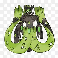 奇加德口袋妖怪Xerneas艺术火山-口袋妖怪