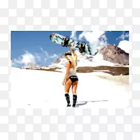 滑雪板x游戏女运动员-滑雪板