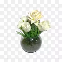 花园玫瑰花卉设计切花花瓶花束花瓶