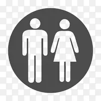 公共厕所标志女厕所-厕所