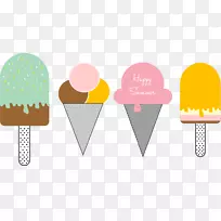 冰淇淋锥纸表示法.冰淇淋