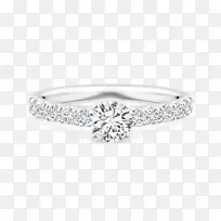 结婚戒指订婚戒指钻石银结婚戒指