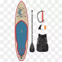冲浪板起立桨板划桨