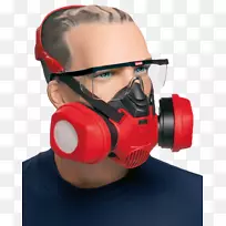 面罩呼吸器喷漆面罩