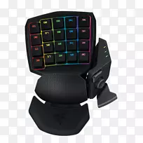 电脑键盘游戏键盘Razer公司。笔记本电脑Razer tarus chroma-游戏键盘
