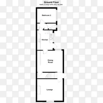 平面图，楼层，楼梯，房屋，卧室-怀特岛湖