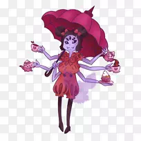 仙女服装设计卡通粉红m仙女